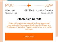 Flug München - London 31.05. München - Sendling Vorschau