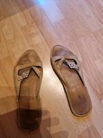 Sandalen beige mit Blume Baden-Württemberg - Pforzheim Vorschau
