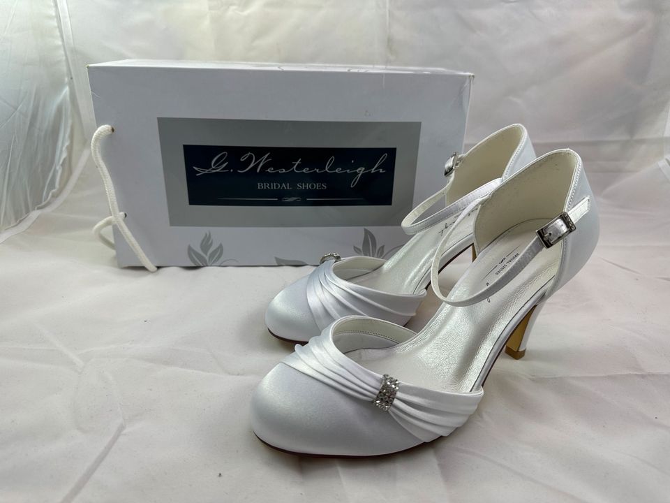 Brautschuhe Sophie G. Westerleigh Gr. 38 Weiß Satin in Duisburg -  Rumeln-Kaldenhausen | eBay Kleinanzeigen ist jetzt Kleinanzeigen