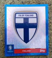 Topps Uefa Euro 2024 Sticker Finnland Wappen in blue shiny Hessen - Schauenburg Vorschau