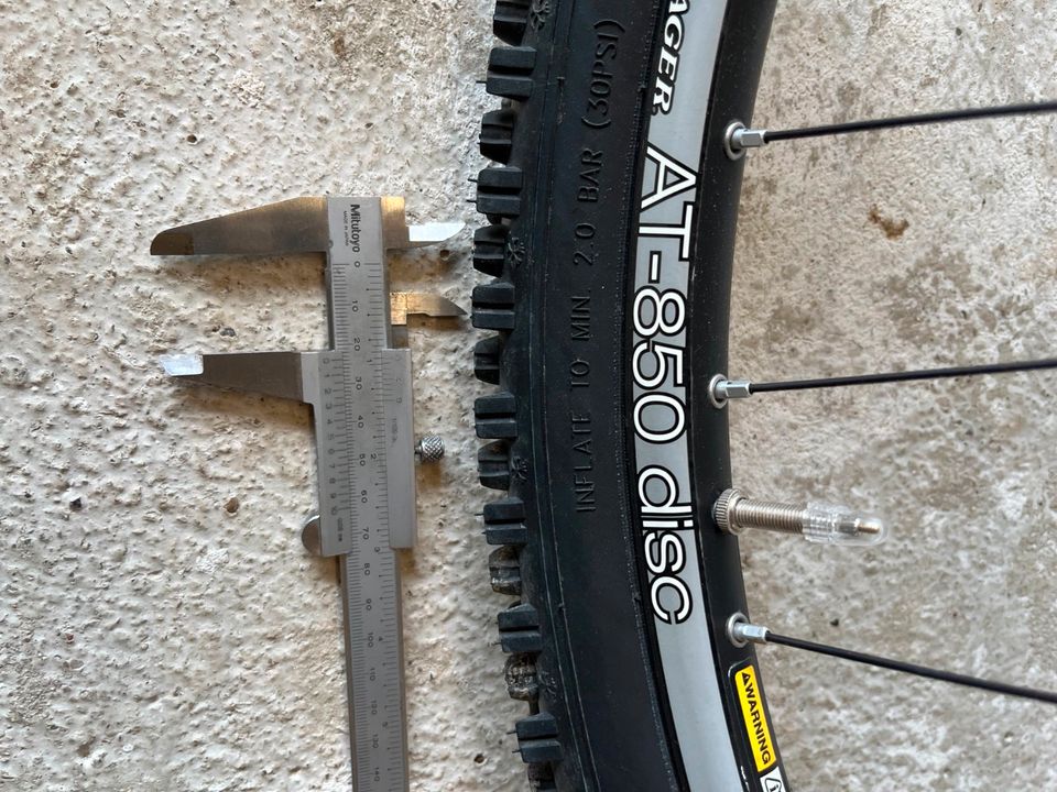 Mountainbike 26 Zoll Laufradsatz mit Spikes in Lenggries