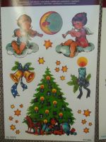 Fensterbilder, Folie, Weihnachaten, Deko, Tannenbaum, Engel Niedersachsen - Herzberg am Harz Vorschau