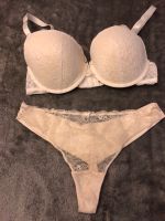 Dessous Set Creme mit BH & Slip - Gr. 80B/38 - TOP Dortmund - Syburg Vorschau