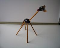 DDR Kunsthandwerk Holz Giraffe Bleistifthalter vintage 33cm hoch Baden-Württemberg - Isny im Allgäu Vorschau