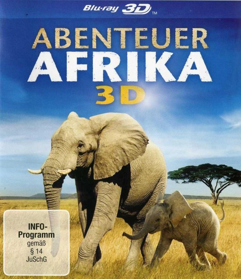 Abenteuer Afrika 3D Blu-ray REAL 3D + 2D Version . Neuwertig in Köln