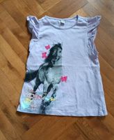 Shirt dopodopo top Mädchen 128 Pferd Glitzer lila Schleswig-Holstein - Reinbek Vorschau