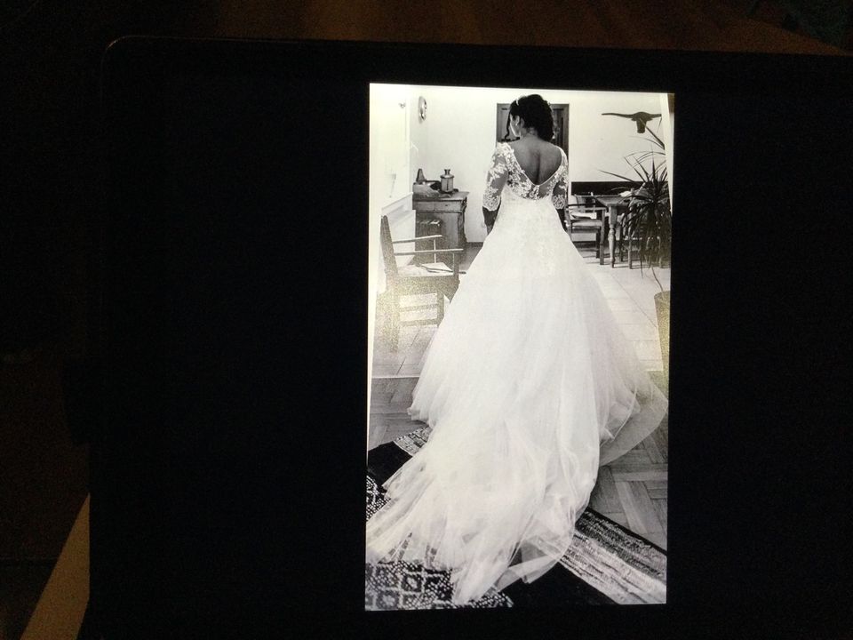 Brautkleid Hochzeitskleid Gr.42 ein Traum in Spitze gereinigt in Georgsmarienhütte