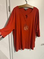 Shirt Ulla Popken dreiviertel Arm Granatapfel orangerot 54/56 Nordrhein-Westfalen - Wegberg Vorschau