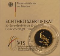 Gold! 20€ Pirol 2017, Bst. D oder G Düsseldorf - Pempelfort Vorschau