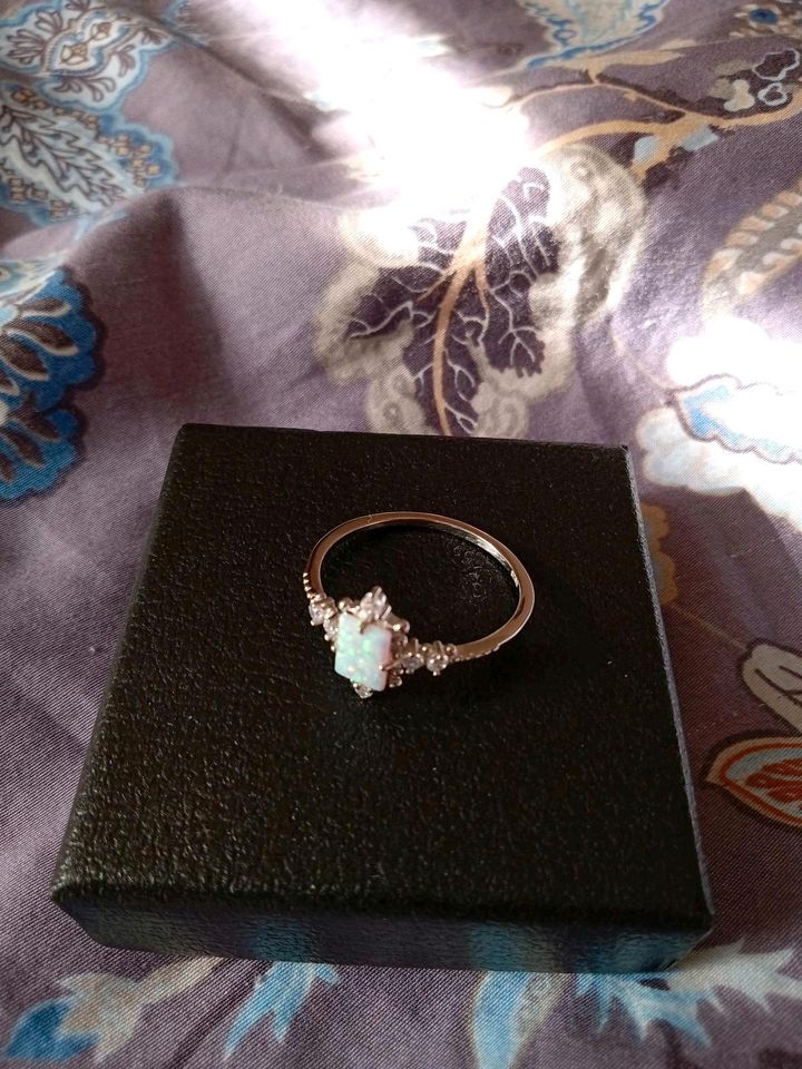 Ring 925 silber mit Opal in Bad Kreuznach
