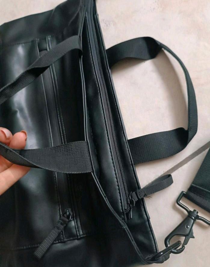 Tasche große Umhängetasche von Zign Unisex schwarz in Spenge