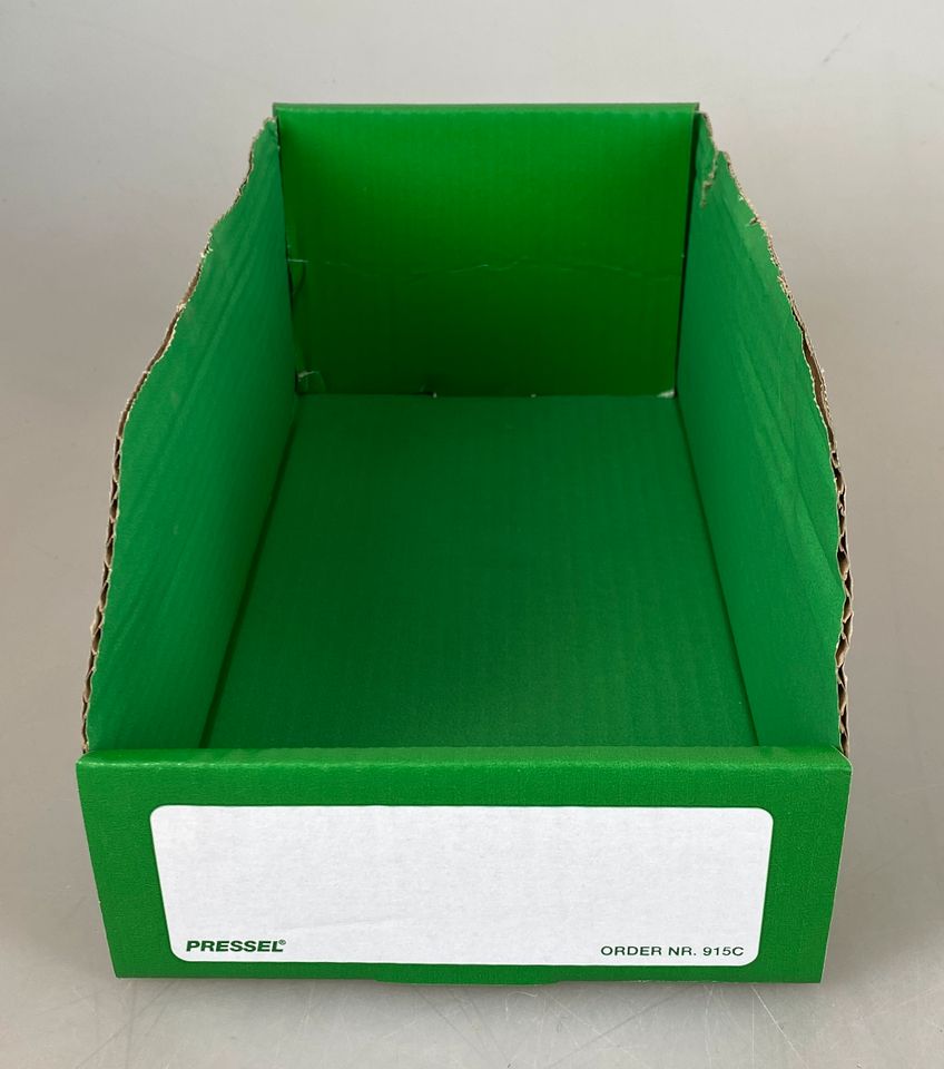 500 Stk. Grün Lagersichtboxen 285 x 147 x 108 mm, Restposten Paletten Großhandel für Wiederverkäufer in Tanna