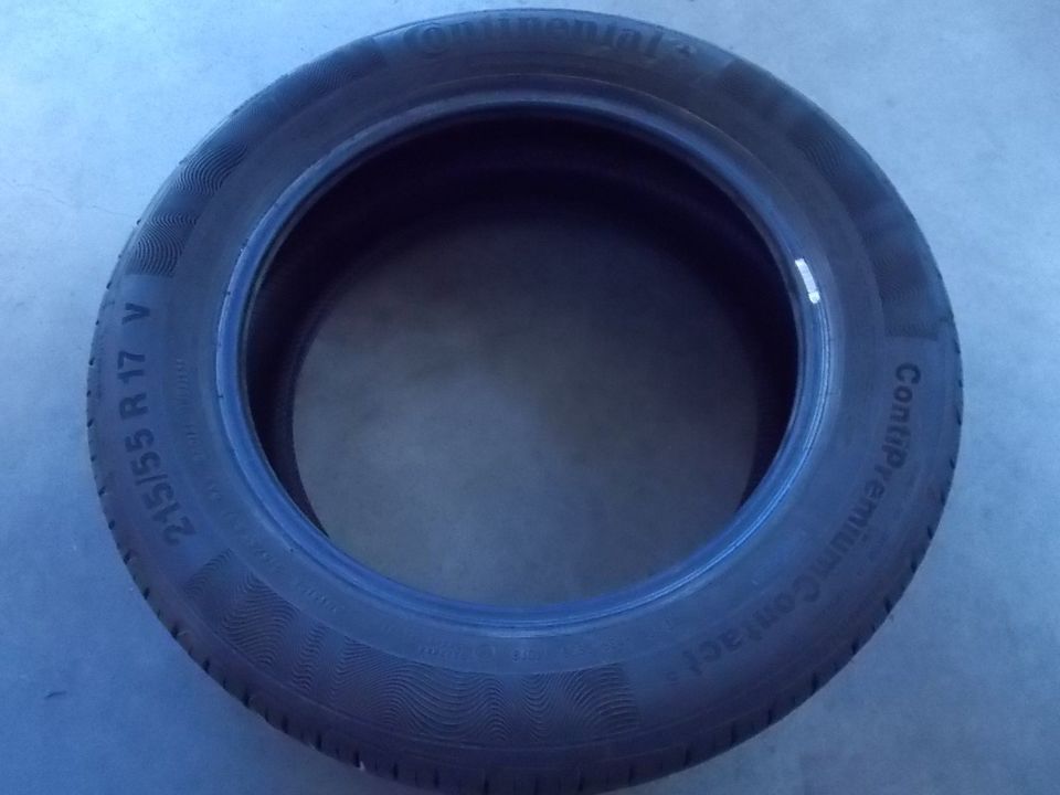 1 Sommerreifen 215/55R17 94V Continental Seal DOT18 6mm 282 in Schifferstadt