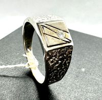 Herrenring strukturiert in 925 sterling silver Nordrhein-Westfalen - Moers Vorschau