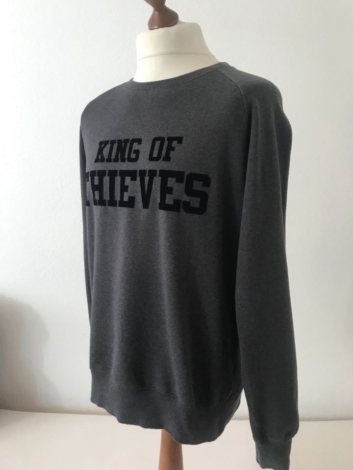 BROSBI King of Thieves Pullover Sweatshirt Gr. L UVP: 119 € NEUW. in Marl