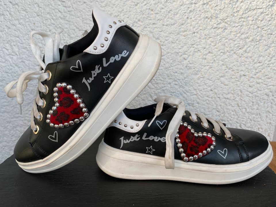 ⭐️ Sneakers Schuhe schwarz, superschön Gr.36 wie neu in Wuppertal