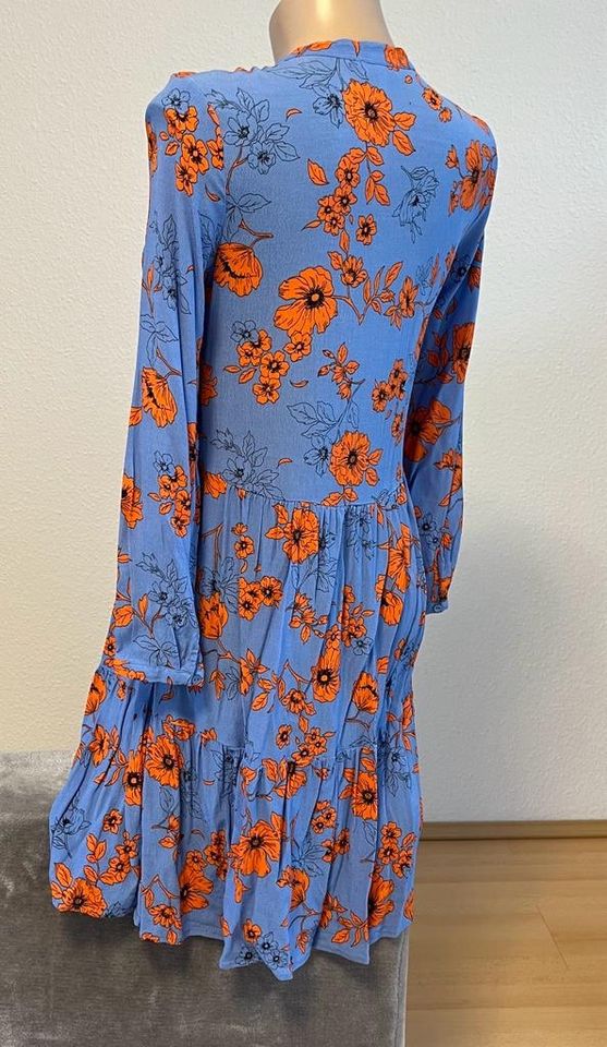 JAKE*S PEEK AND CLOPPENBURG MAXIKLEID S 36 floral blumen Blau y2k in Aichtal