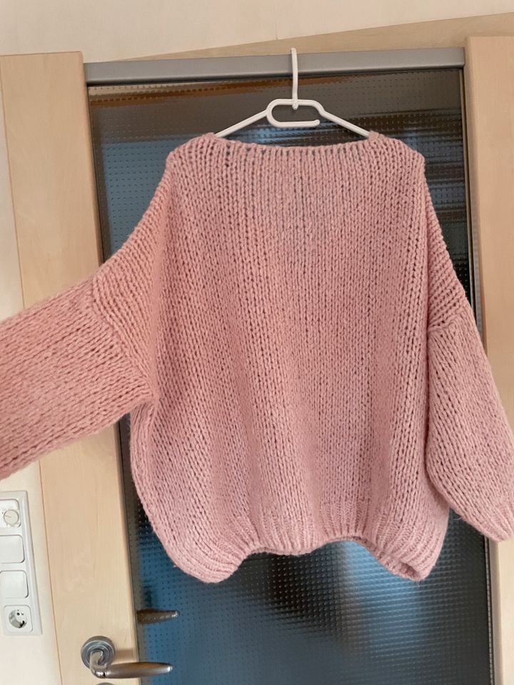 42 XL Strick Pullover Pulli New Collection Mohair Wolle Lana over in Schöffengrund