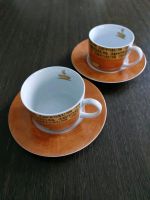 Könitz Porzellan 2 Cappuccino Kaffee Tasse Geschirr Unterteller Nordrhein-Westfalen - Altenberge Vorschau