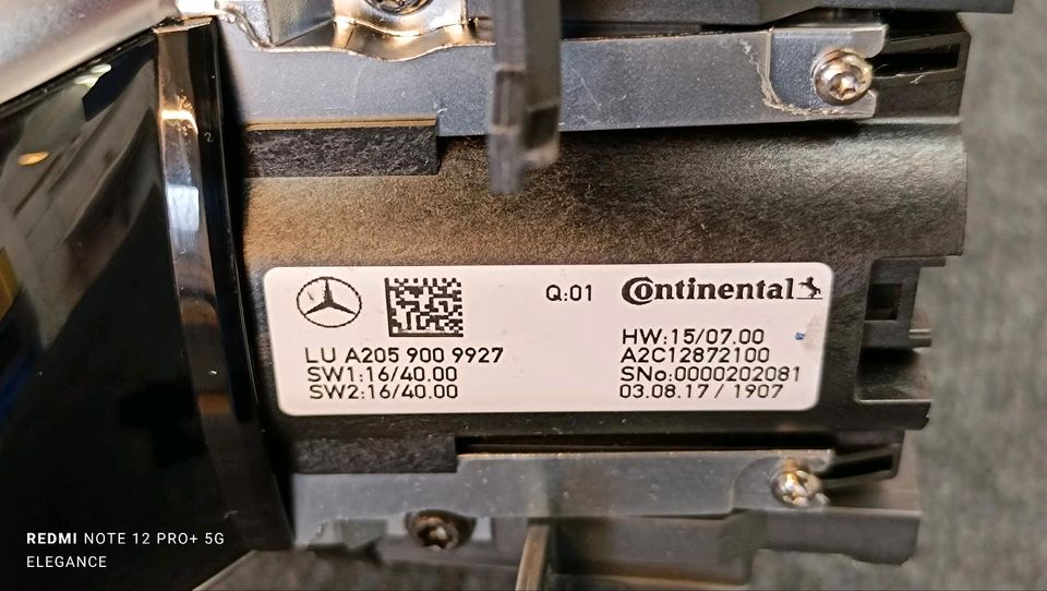 ✔Mercedes W205 Schaltblock Navi Drehschalter Touchpad A2059009927 in Hamburg