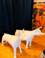 Deko Hunde Dobermänner weiß, fester Canvas ca. 90cm hoch, 25cm br Baden-Württemberg - Stockach Vorschau