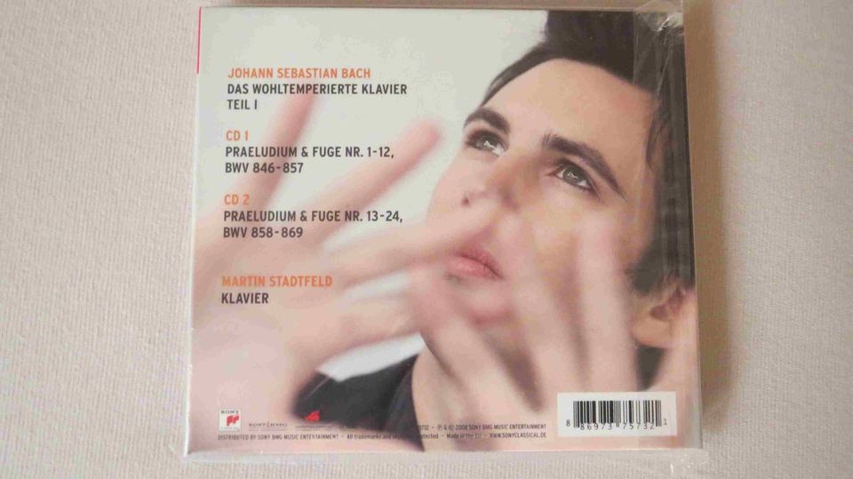 Martin Stadtfeld  Bach  Das wohltemperierte Klavier 2 CD signiert in Essen