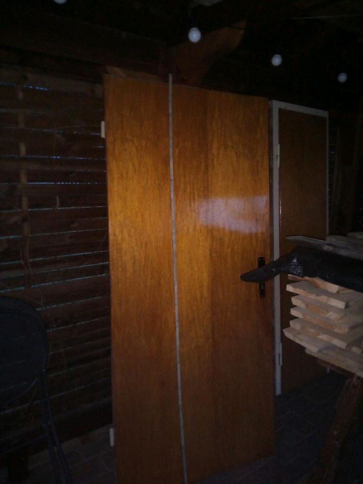 Türblatt mit Bänder, Bautür, alte Tür in Bockau