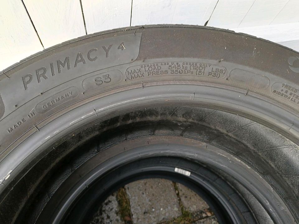 4 Reifen - Michelin Primacy 4 Sommerreifen 195/55 R16 neuwertig in Leipzig