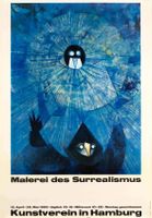 Original-Plakat Hamburg. Kunstver. 1969, Aussstellg.-Surealismus Güstrow - Landkreis - Zehna Vorschau