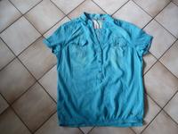 QS by S-Oliver  Bluse Top türkis mit Waschung Gr. XL Thüringen - Bad Berka Vorschau