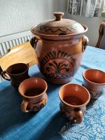 Keramik Rum/Bowlentopf mit 4 Becher Bayern - Berchtesgaden Vorschau