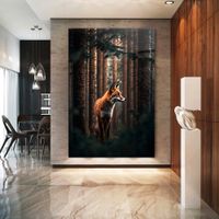 Fuchs im Wald Animal Tier Wandbild Acrylglas Poster Leinwand Deko Stuttgart - Stuttgart-Ost Vorschau