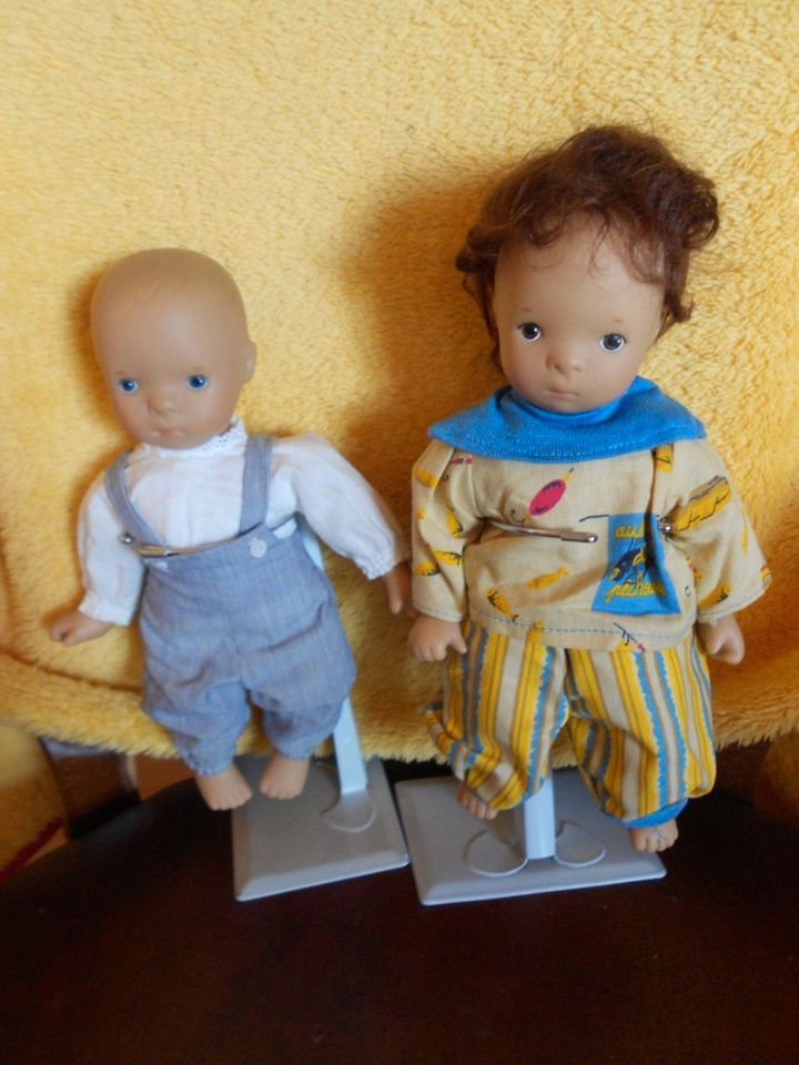 Götz Puppen, Vincent,Pärchen,Kl Kinder 23cm+38cm Silvia.Natterer, in Rethwisch (Stormarn)