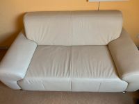 Ledercouch / Couch beige Baden-Württemberg - Schwetzingen Vorschau