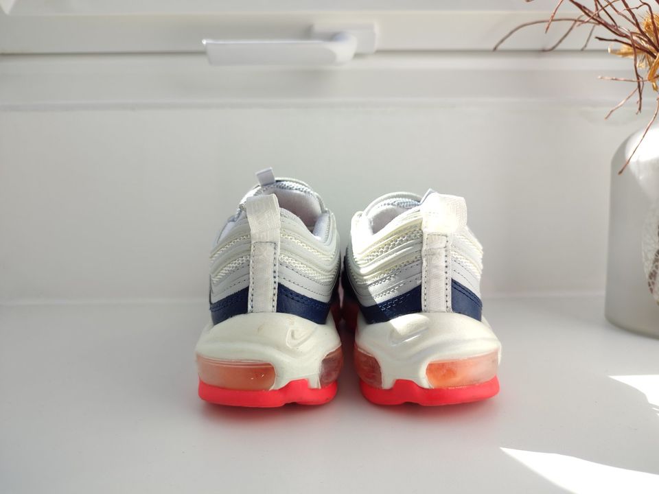 Nike Air Max 97 Midnight Navy Racer Pink Laser Orange Womens in München