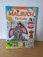 Malbuch Tierkinder mit Stickern, neu Hessen - Waldkappel Vorschau