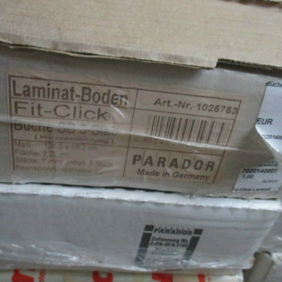 Laminat, Parador-Laminat- Boden, neu, in Staßfurt-Löbnitz