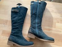 Stiefel Wildleder dunkelblau von Ara, Gr. 5,5 Hamburg-Nord - Hamburg Winterhude Vorschau