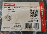 Hilti-Rohrschelle MP-U-G 160 M8/10 *2275041 Baden-Württemberg - Wangen im Allgäu Vorschau