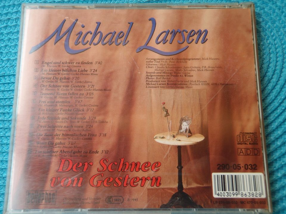 cd michael larsen  der schnee von gestern gebr. in Moormerland