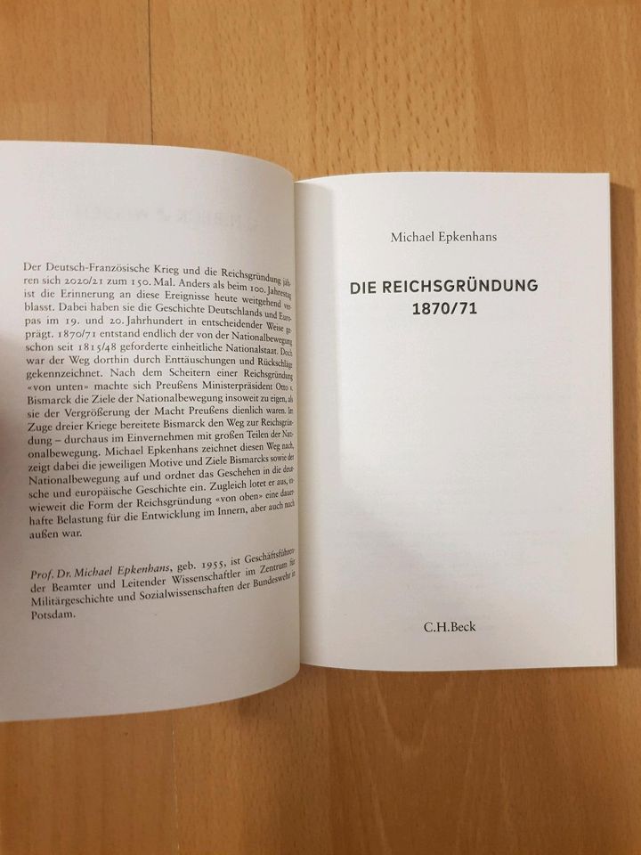 Michael Epkenhans Die Reichsgründung 1870/1871 Wissen Buch Bücher in Frankfurt am Main