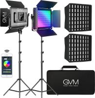 GVM 1000D - Professionelles Studio-Set / Softboxen LED Mitte - Wedding Vorschau