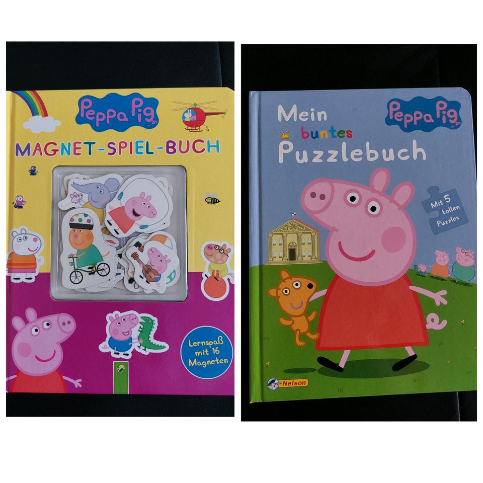 Set Peppa Puzzlebuch + Magnetbuch in Bergheim