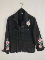 Jeans Jacke Damen H&M Divided schwarz Gr. 38 Blumenmuster Sachsen - Hohenstein-Ernstthal Vorschau