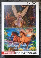 Weltbild Fantasy Puzzle 2x 1000 Teile * Pferde Engel Natur Tiere Berlin - Köpenick Vorschau