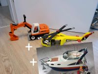 Playmobil Bagger Maxx 7  ☆ Playmobil Yacht ☆ Hubschrauber Niedersachsen - Walsrode Vorschau