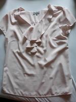 Montego Bluse rose Volant Größe 40 Hessen - Hünstetten Vorschau