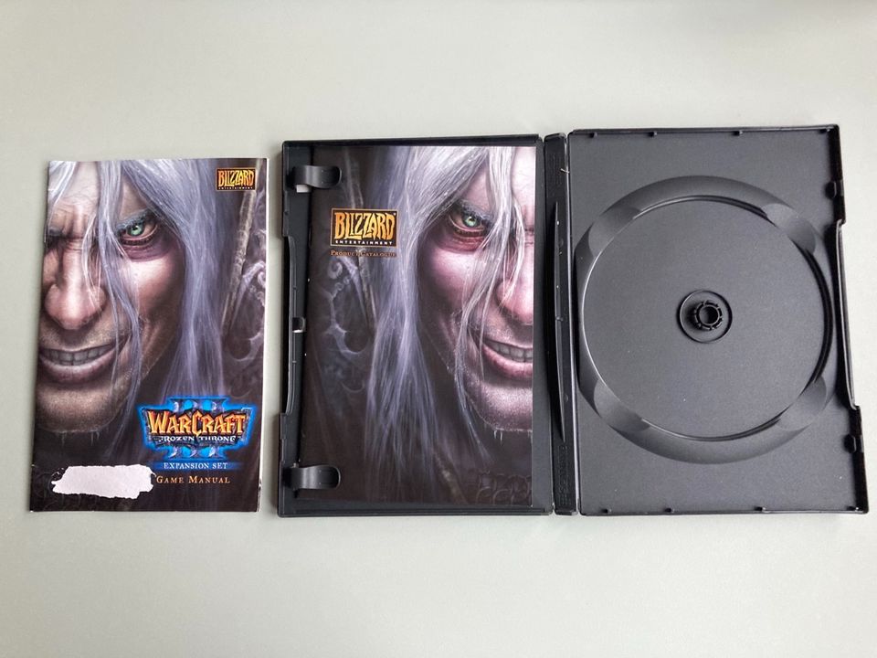 Warcraft 3 Vanilla + Frozen Throne UK Version OVP für Sammler in Berlin