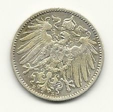 1 Mark Kaiserreich 900 Silber 1875 bis 1878 in Bad Harzburg