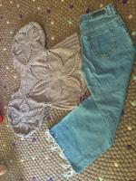 Damen Noa Noa Häckel Pullover &  Sisley Jeans größe 26 Sachsen - Mügeln Vorschau